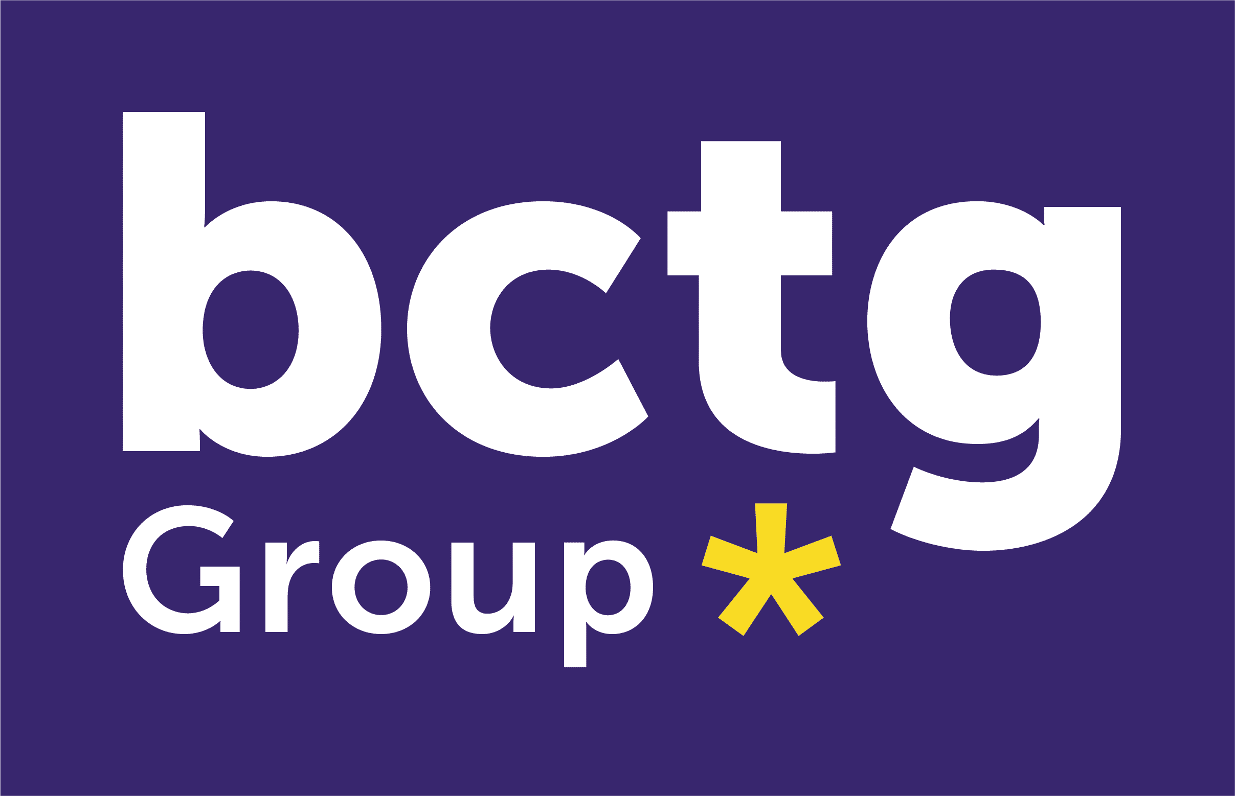 BCTG Group White On Purple LARGE